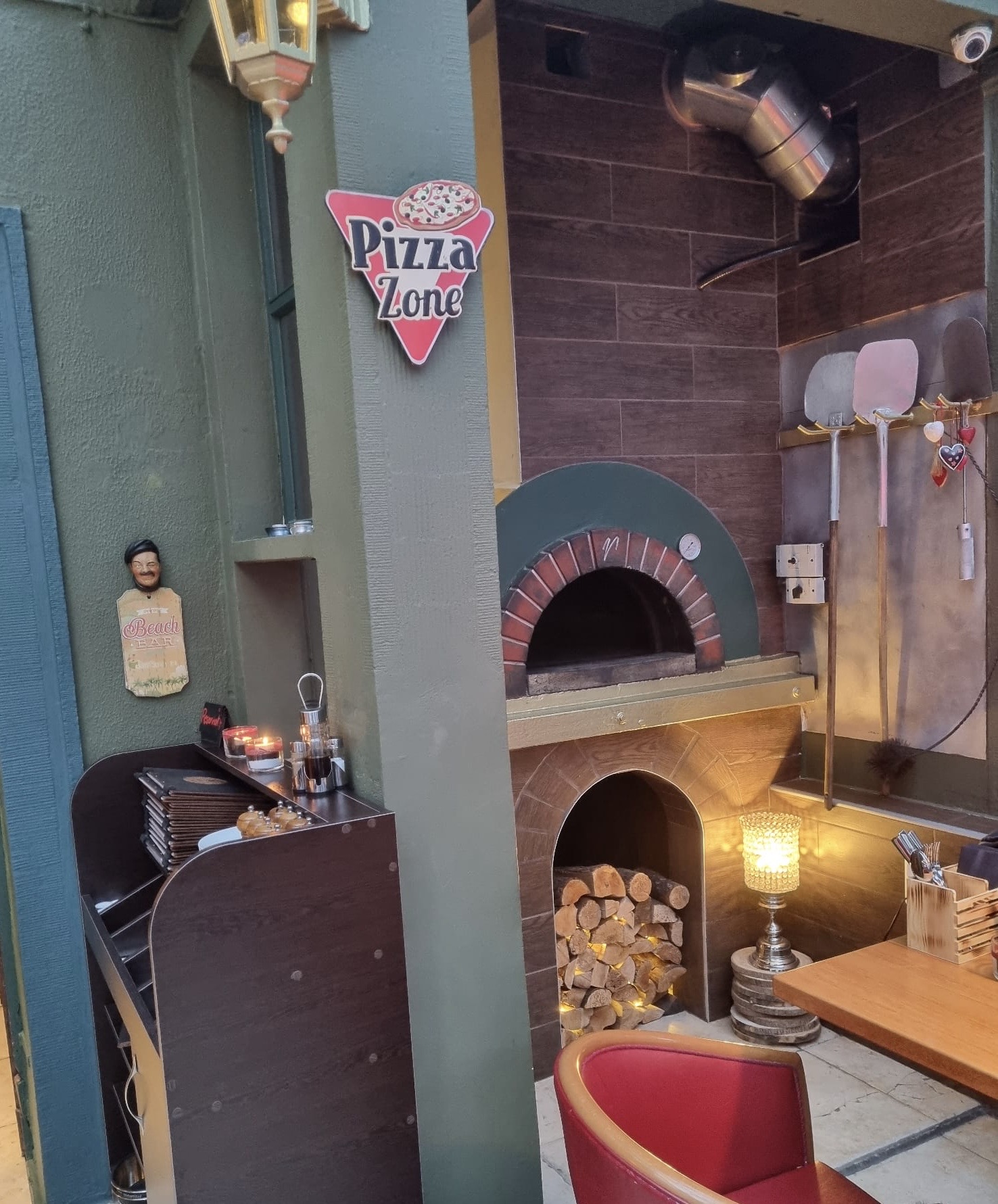 Unser Steinofen in der Pizza Zone