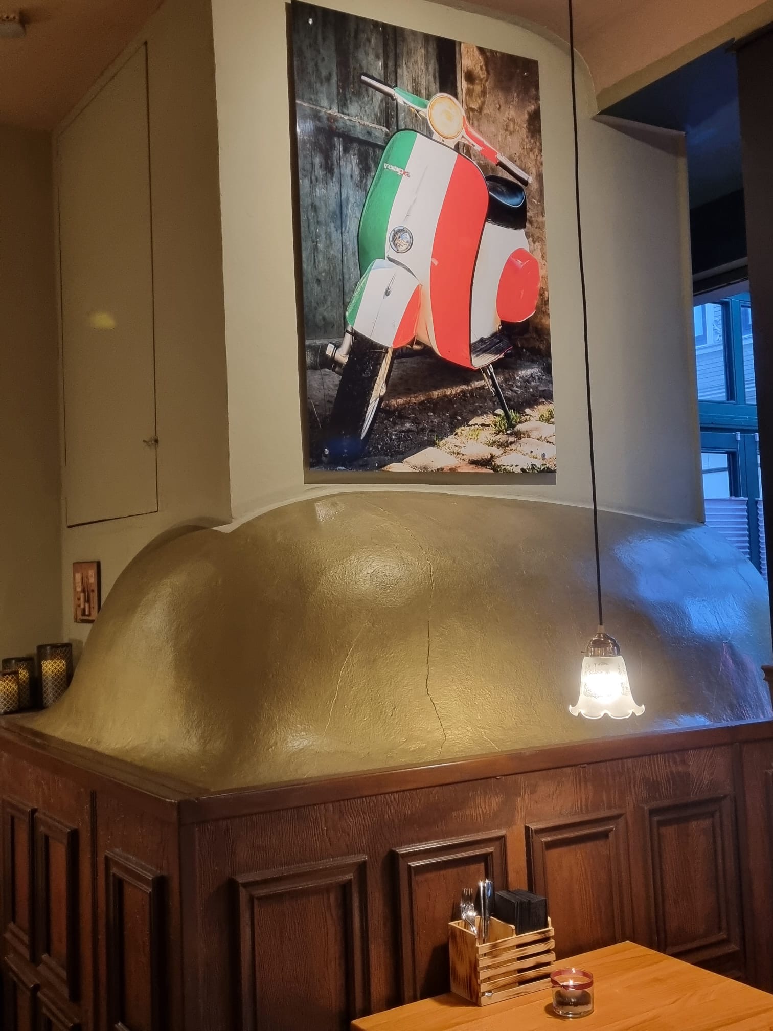 Italienisches Flair mit Vespa-Gemälde